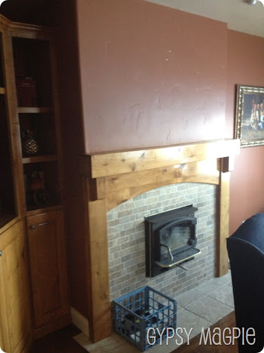 Fireplace Before... sad {Gypsy Magpie}