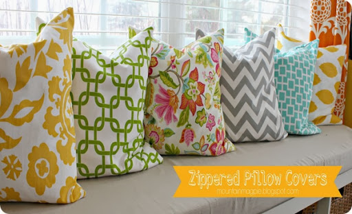 Zippered Pillow Covers {Gypsy Magpie}