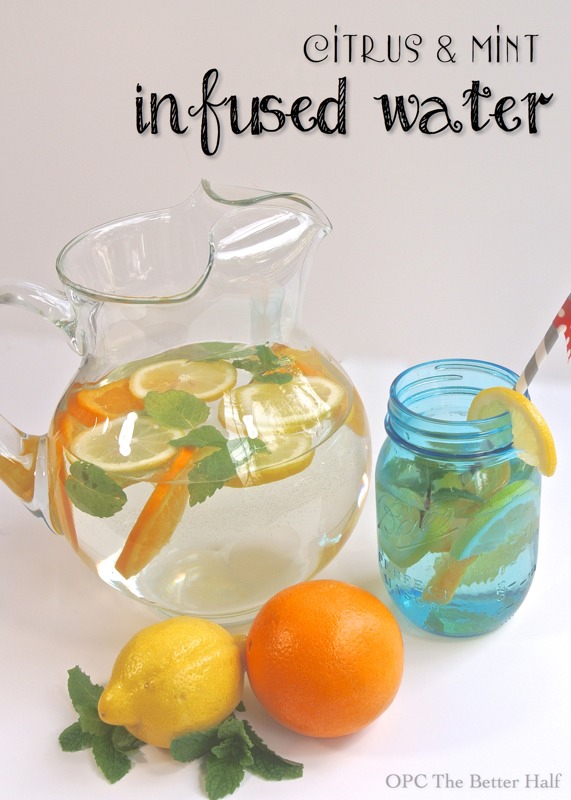 Citrus & Mint Infused Water