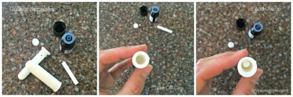 How to make an essential oil inhaler {Gypsy Magpie}