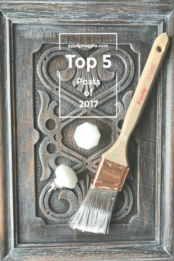 Top 5 posts of 2017 from Gypsy Magpie!