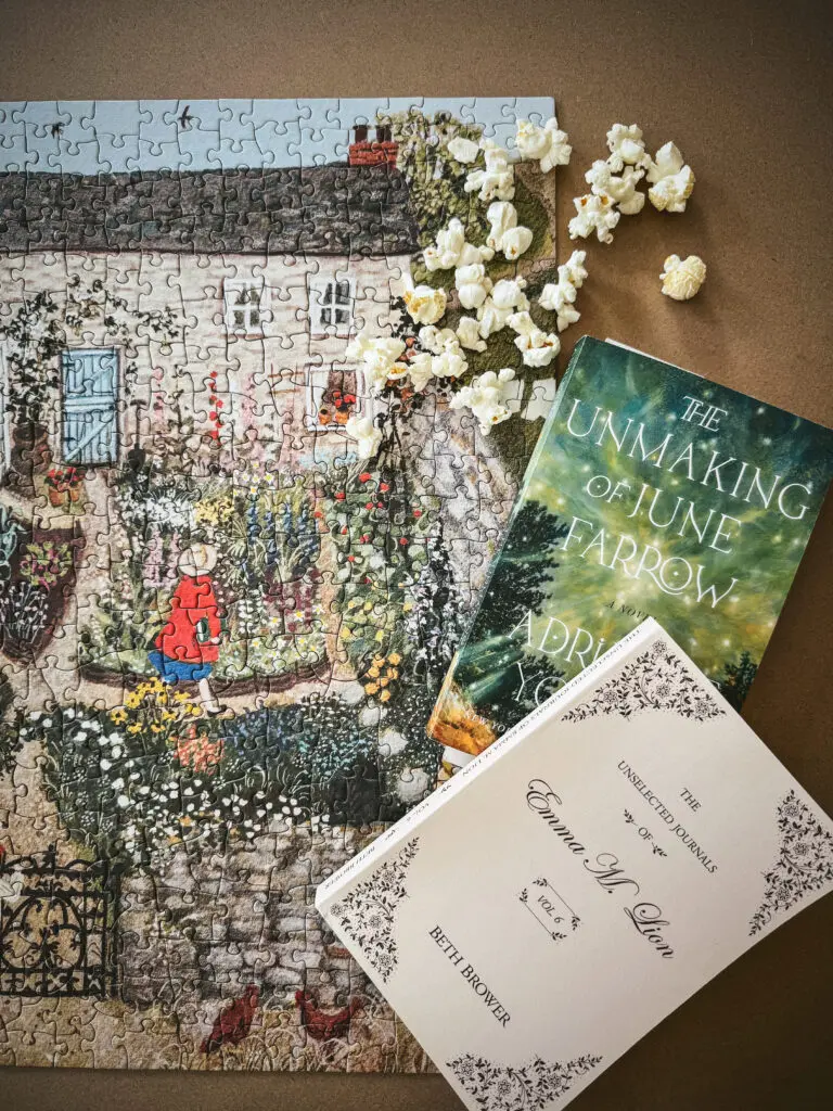 books, puzzles, and popcorn | gypsy magpie