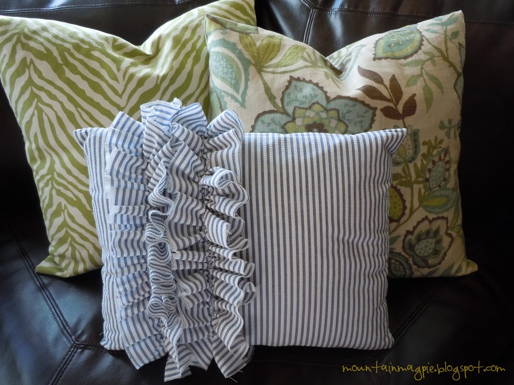 Easy Pillow Covers using Yay! I Made It's Pattern {Gypsy Magpie}