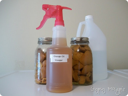 How to make DIY Orange Oil Cleaner {Gypsy Magpie}