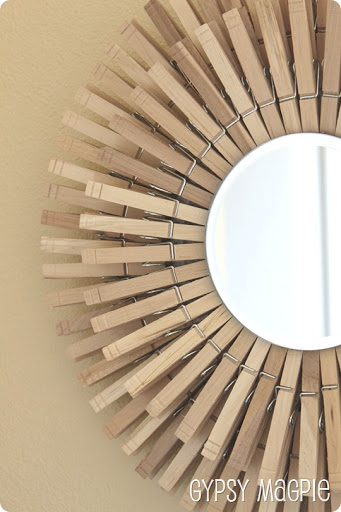DIY Sunburst Mirror inspired by Imparting Grace {Gypsy Magpie}