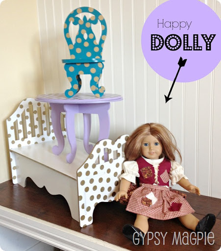 Semi Homemade Doll Furniture {Gypsy Magpie}