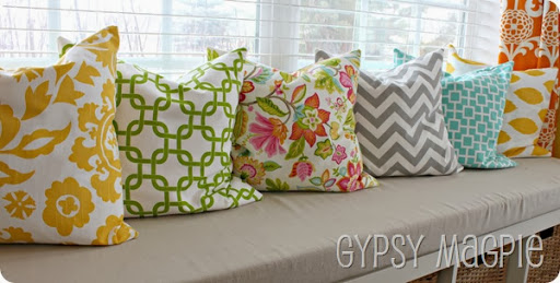 Zippered Pillow Covers {Gypsy Magpie}