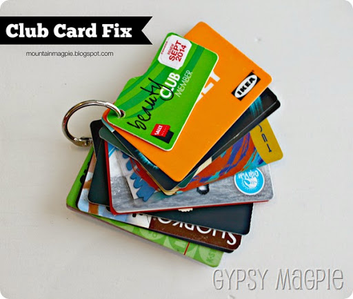 Easy Club Card Fix {Gypsy Magpie}
