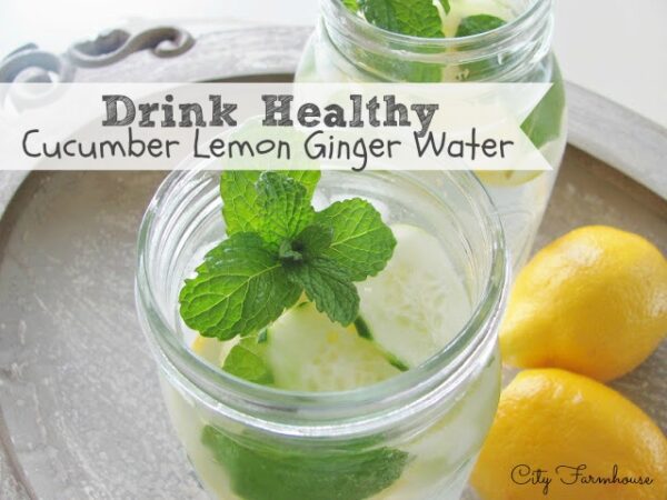 Cucumber Lemon Ginger Water