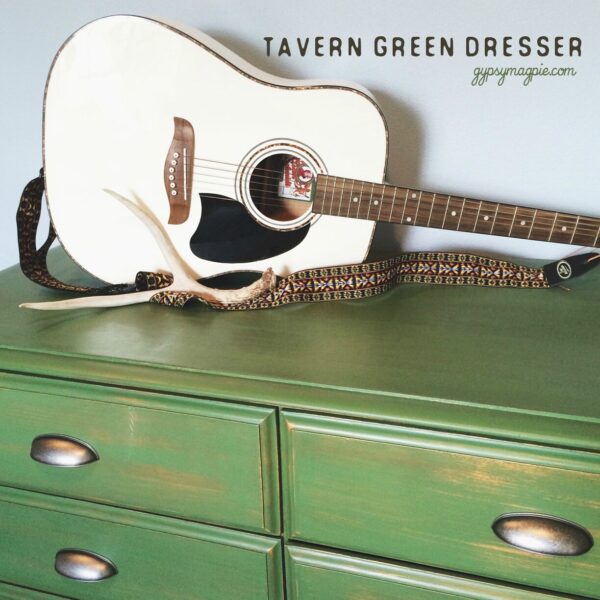 Tavern Green Dresser Project. Turned out so sweet!