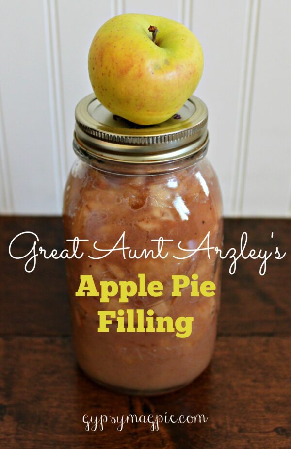 Great Aunt Arzley's Apple Pie Filling