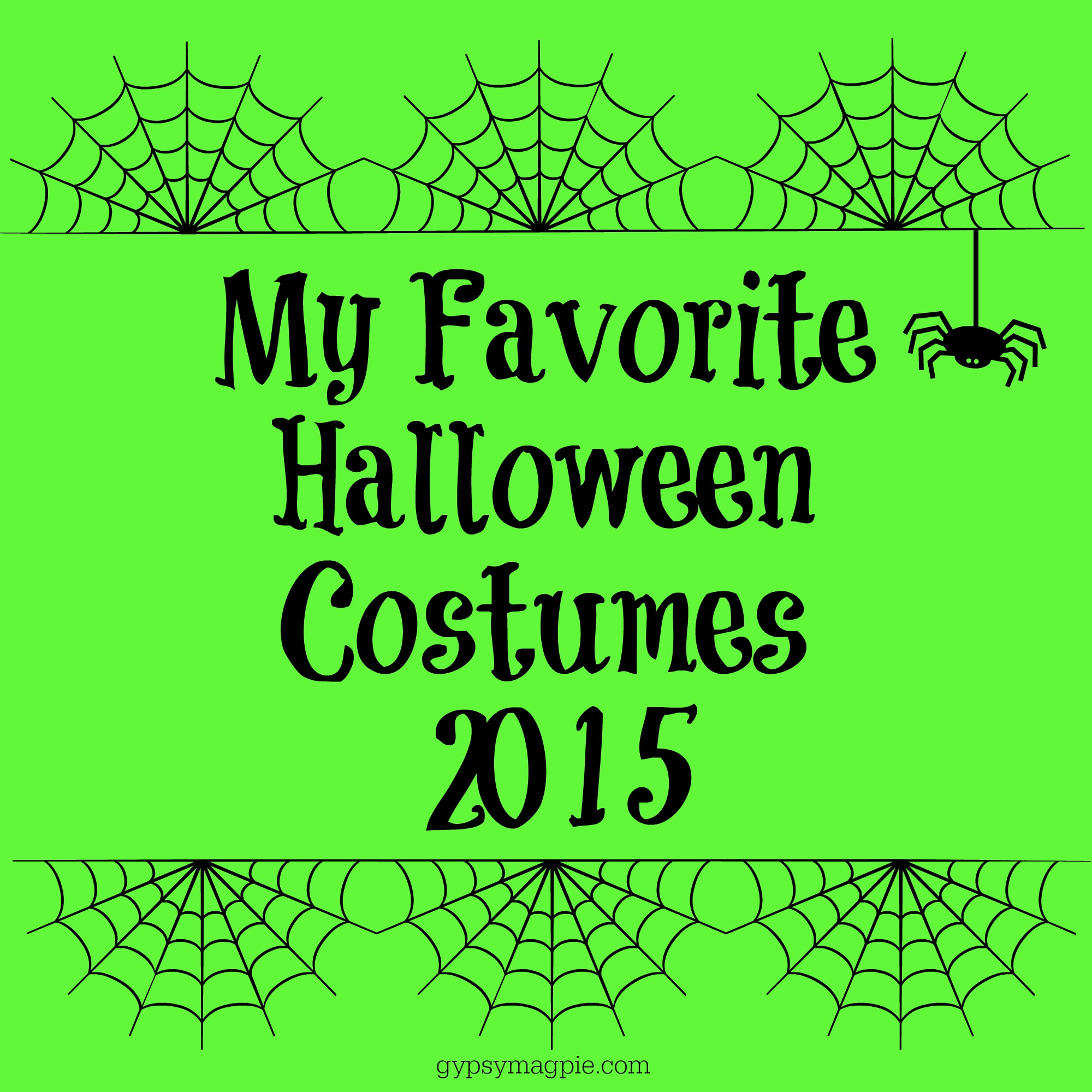 A little round up of my favorite Halloween Costumes of 2015 {Gypsy Magpie}