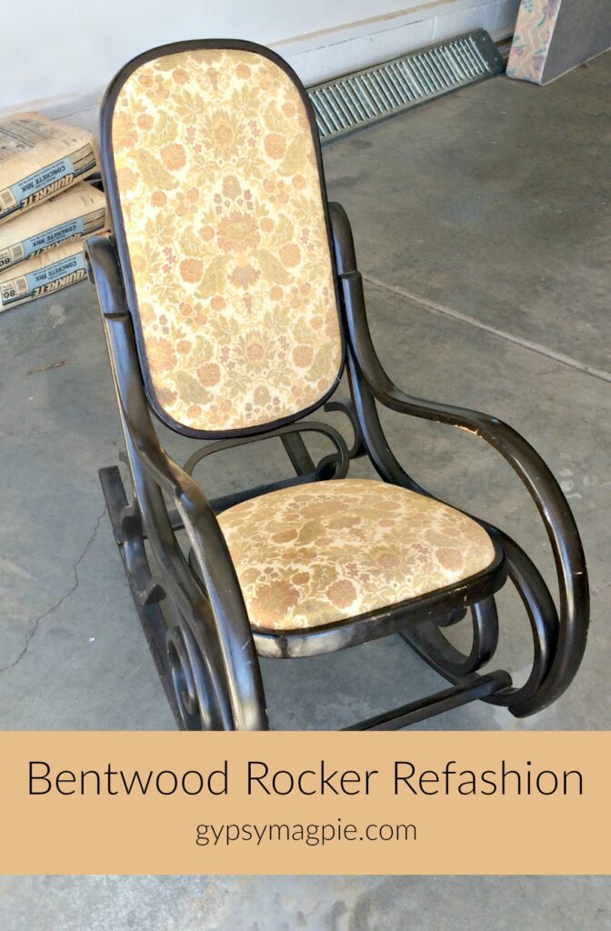 Bentwood Rocker Refashion | Gypsy Magpie