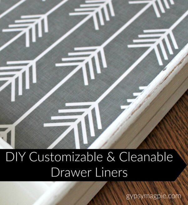 DIY Customizable & Cleanable Drawer Liners | Gypsy Magpie
