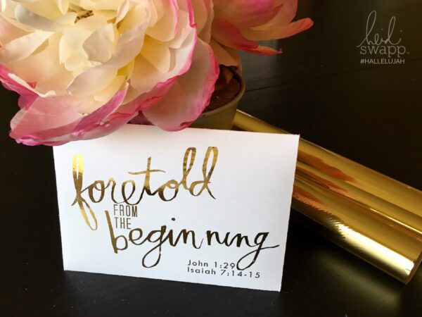 Heidi Swapp's beautiful #hallelujah Envelopes that help tell the story of Easter