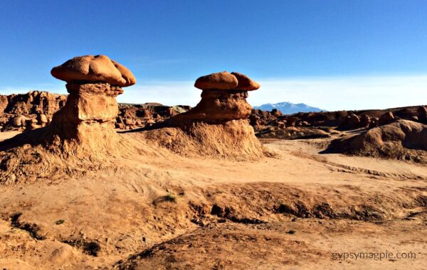 In the Valley of the Goblins at Goblin Valley State Park in Utah | Gypsy Magpie