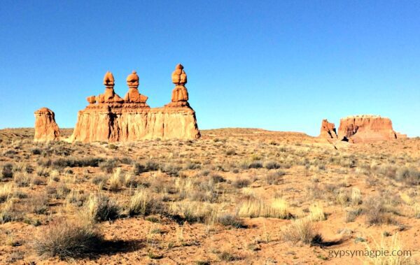 The Three Sisters at Goblin Valley State Park | Gypsy Magpie