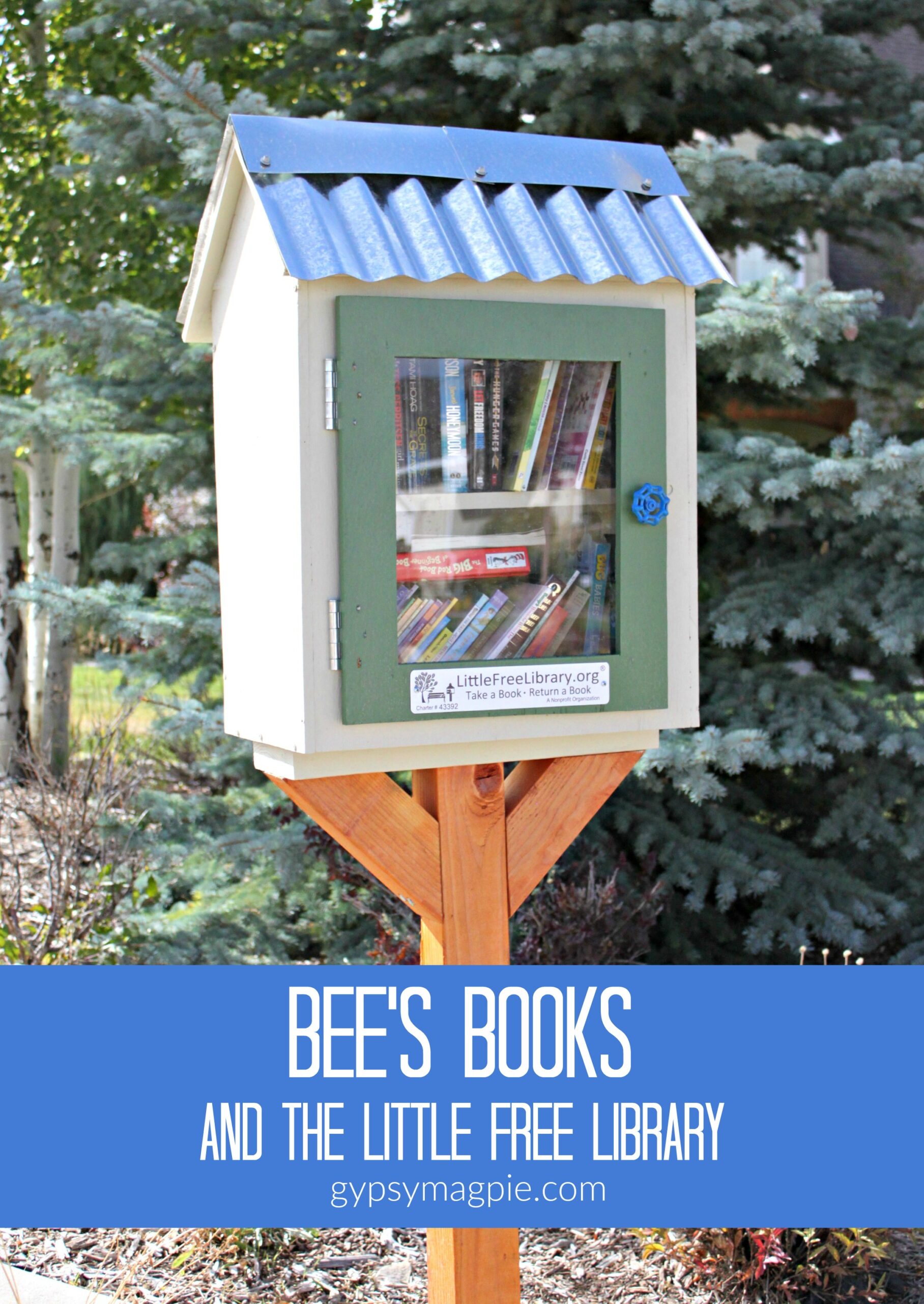 Bee's Books and Her Little Free Library | Gypsy Magpie