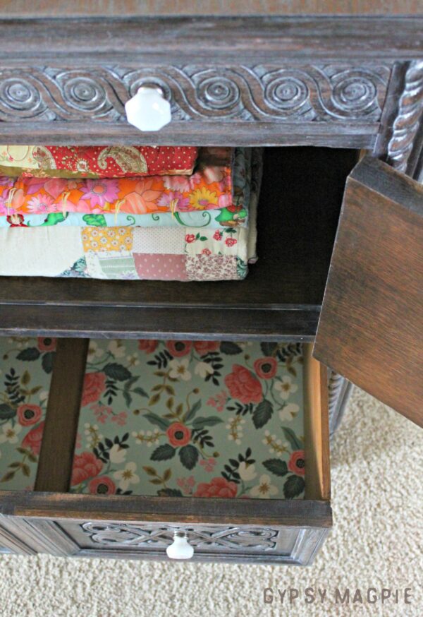 This antique cabinet went from landfill bound to beautiful! | Gypsy Magpie