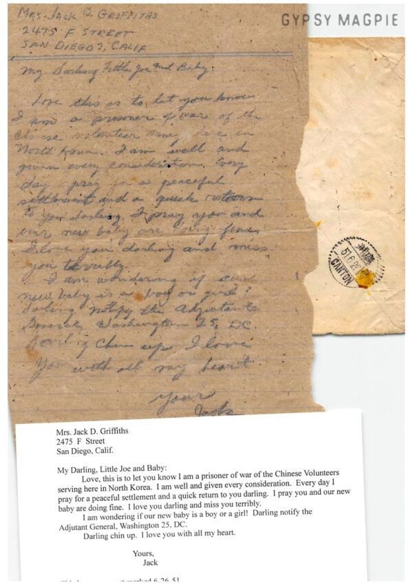 Letters home from a Korean War POW | Gypsy Magpie
