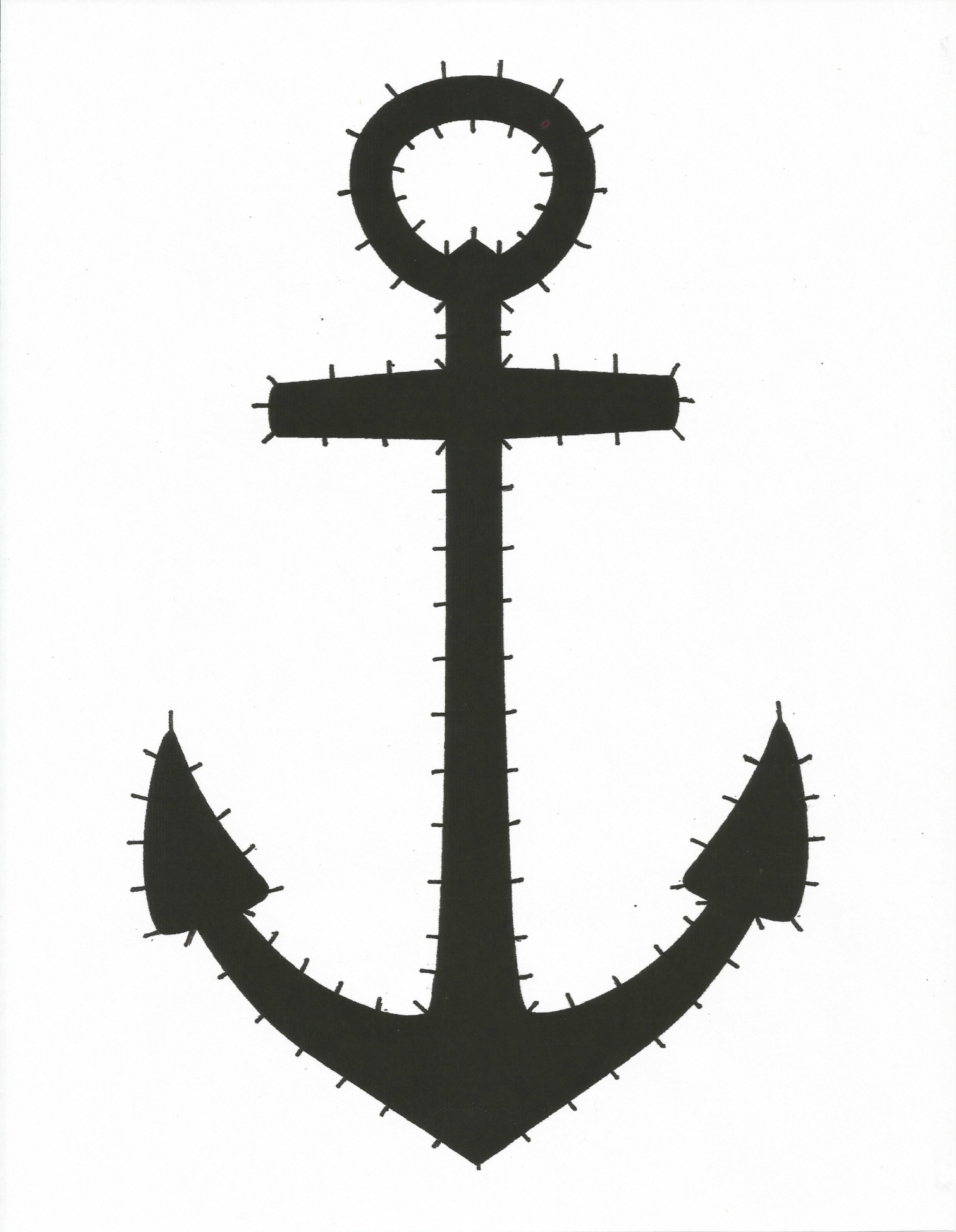 DIY Anchor String Art #PRINCEofPEACE - Gypsy Magpie