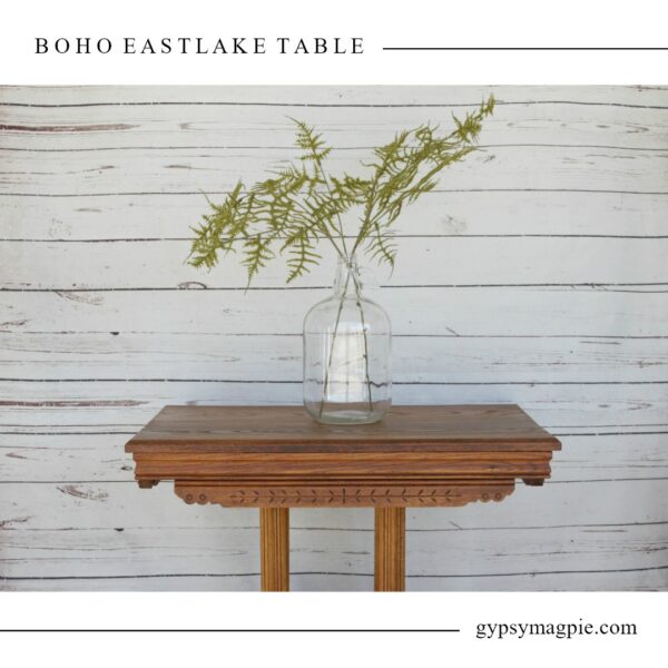 Boho Eastlake Table | Gypsy Magpie