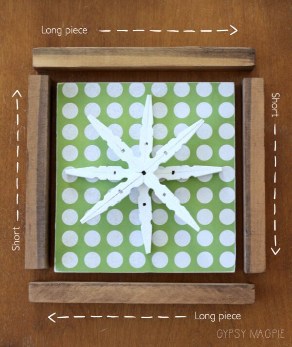 How to make a simple box frame | Gypsy Magpie