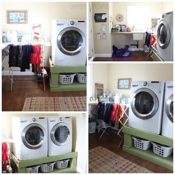 This laundry room is getting a major overhaul so it can function at max capacity for my growing fam. | Gypsy Magpie