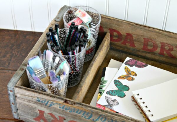 Pop crate craft organization | Gypsy Magpie