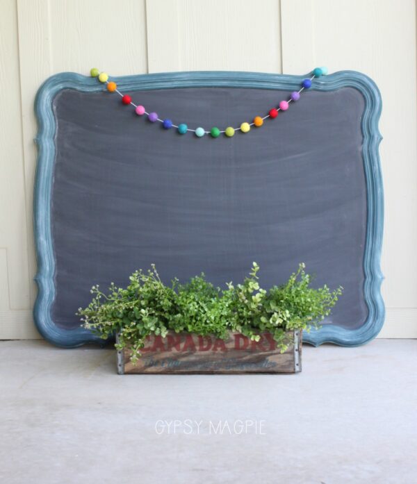 Weekend farmhouse chalkboard mirror | Gypsy Magpie