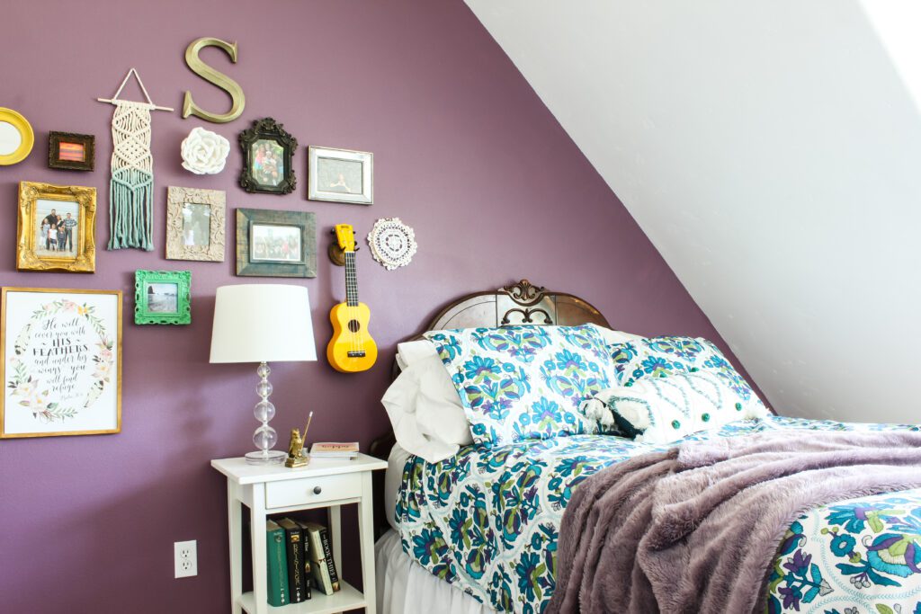 Teen Boho Bedroom with Gallery Wall | Gypsy Magpie