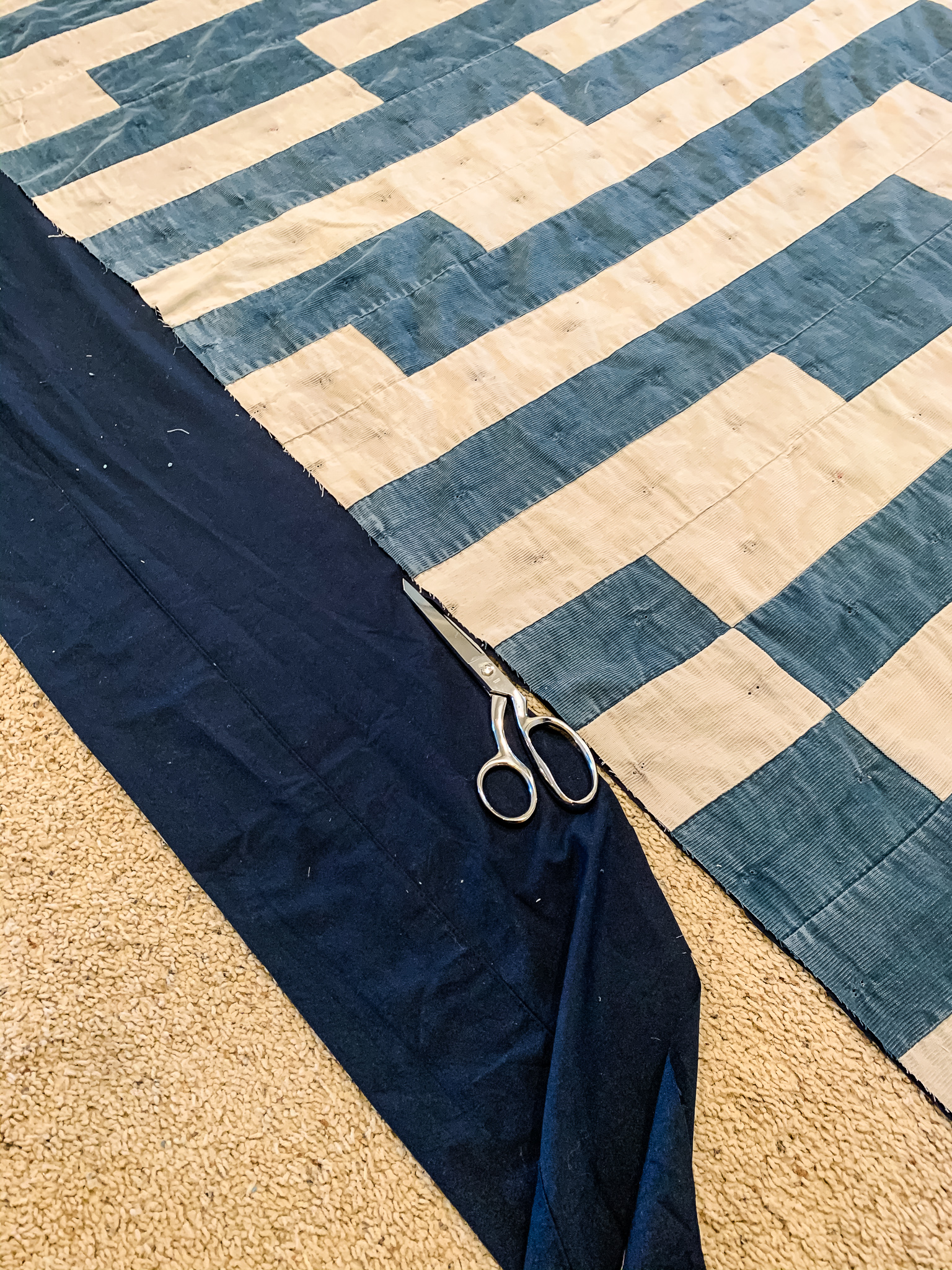 Putting a new back on Great Grandma's quilt | Gypsy Magpie