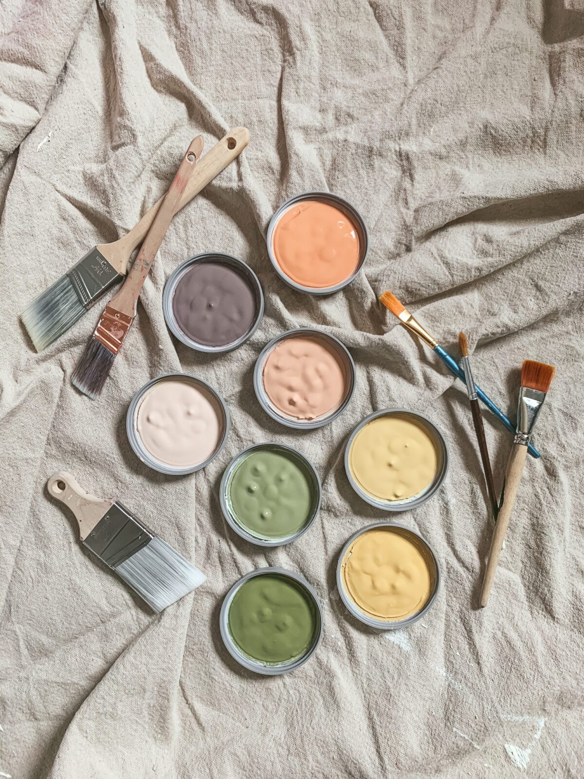 Hand Painted Floral Wall Mural Gypsy